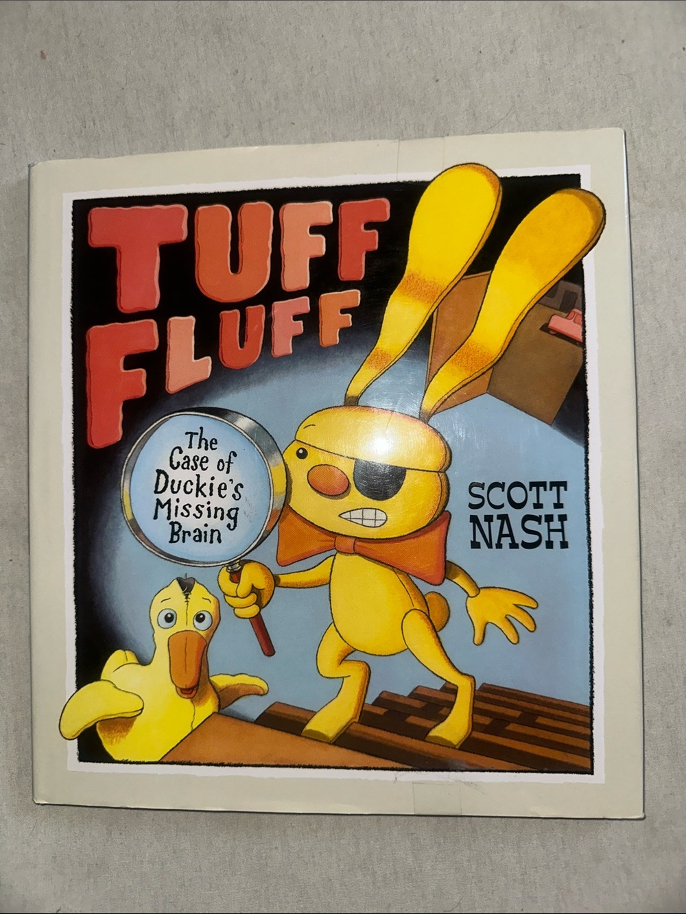 Vintage Collectible Tuff Fluff Yellow Bunny Childrens Book
